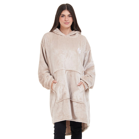 Snuggs Blanket Hoodie Beige